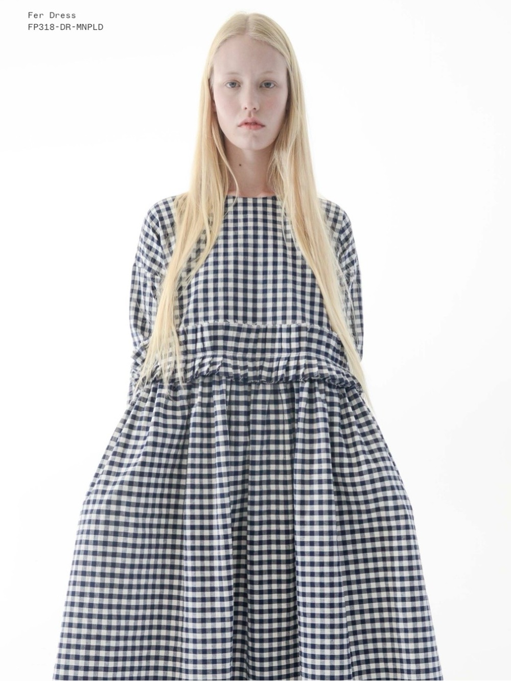 Fabiana Pigna Fer Gingham Midi Dress